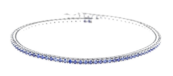 bracciale tennis blu